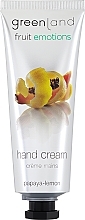 Духи, Парфюмерия, косметика Крем для рук "Папайя-Лимон" - Greenland Fruit Emotion Hand Cream