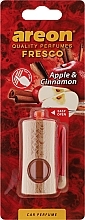 Ароматизатор для авто "Яблуко та кориця" - Areon Fresco New Apple & Cinnamon Perfume — фото N1