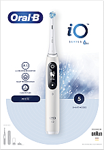 Електрична зубна щітка, біла - Oral-B Braun iO Серія 6 — фото N2