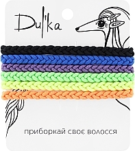 Парфумерія, косметика Набір різнобарвних гумок для волосся UH717723, 6 шт - Dulka