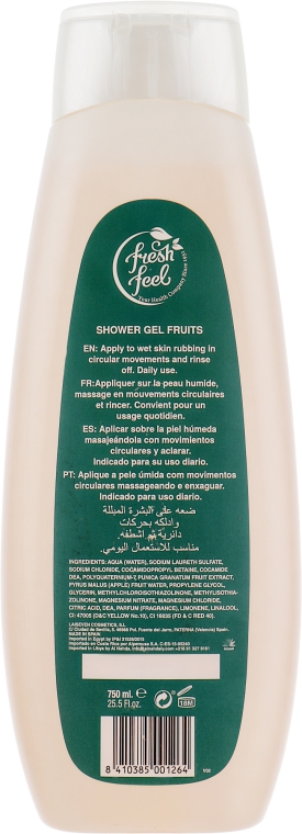 Гель для душу "Фруктовий" - Fresh Feel Shower Gel Fruits — фото N2