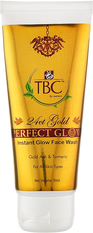 Увлажняющее средство для умывания "Идеальный блеск" - TBC 24ct Gold Perfect Glow Face Wash — фото N3