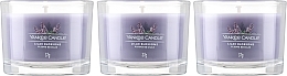 Набор ароматических свечей «Цветы сирени» - Yankee Candle Lilac Blossoms (candle/3x37g) — фото N2