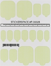 Дизайнерські наклейки для педикюру "Wraps P-00028" - StickersSpace — фото N1