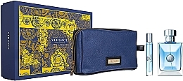 Духи, Парфюмерия, косметика Versace Pour Homme - Набор (edt/100ml + edt/10ml + pouch)