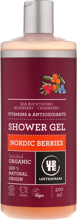 Гель для душа "Скандинавские ягоды" - Urtekram Nordic Berries Shower Gel — фото N3