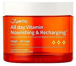 Духи, Парфюмерия, косметика Витаминная питательная маска - Jumiso All Day Vitamin Nourishing&Recharging Wash-Off Mask