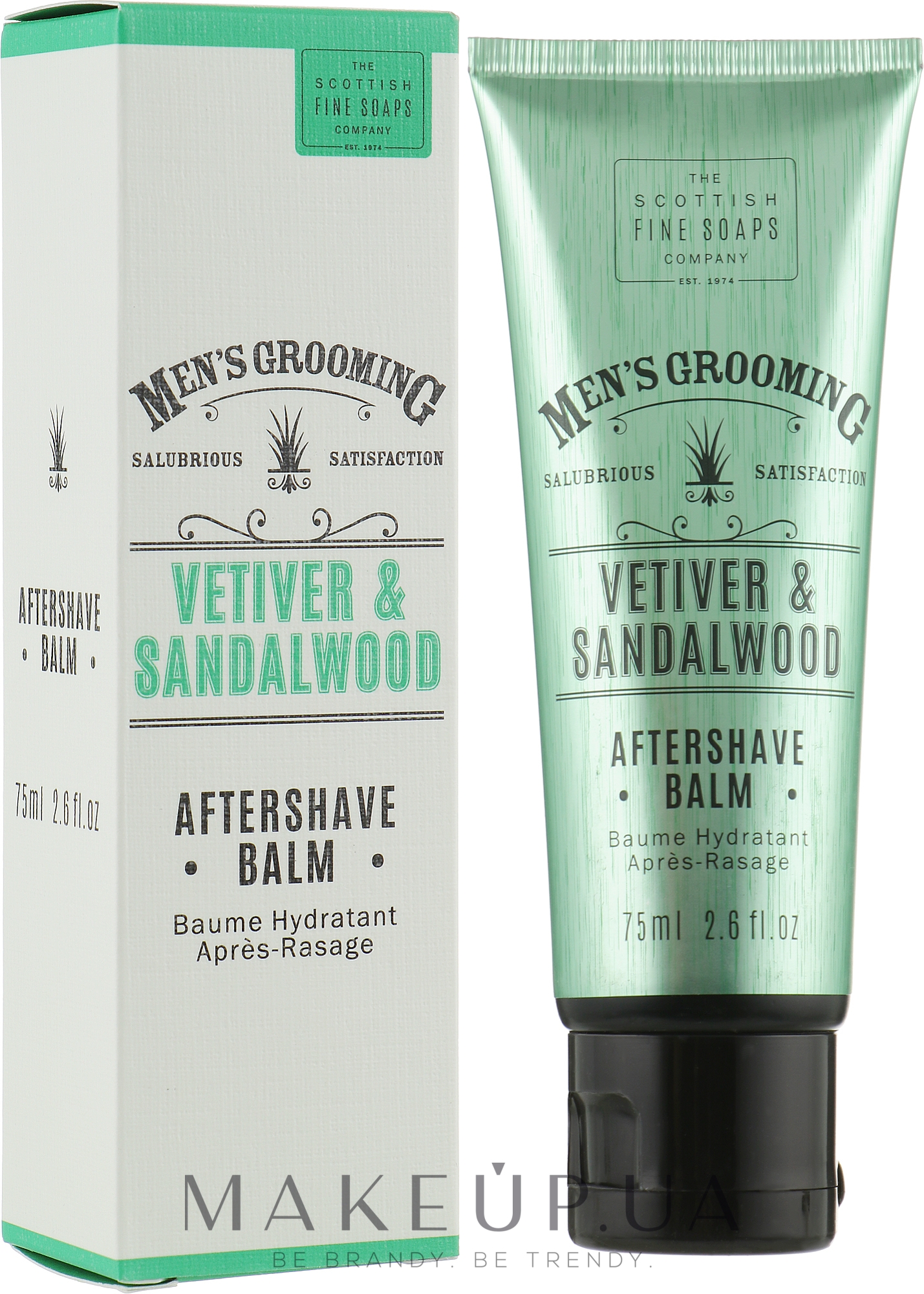 Бальзам після гоління "Ветивер і сандал" - Scottish Fine Soaps Vetiver Sandalwood Aftershave Balm — фото 75ml