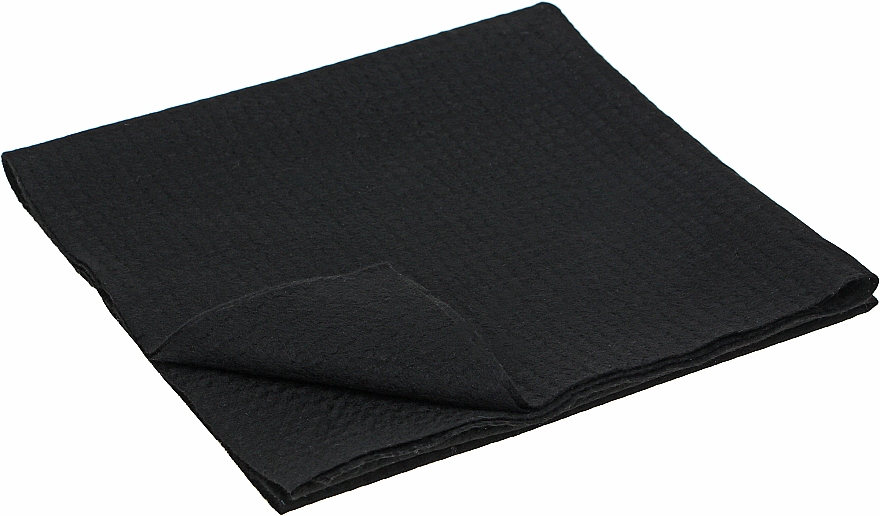 Рушник одноразовий, 40 х 80 см, чорний - Comair — фото N1