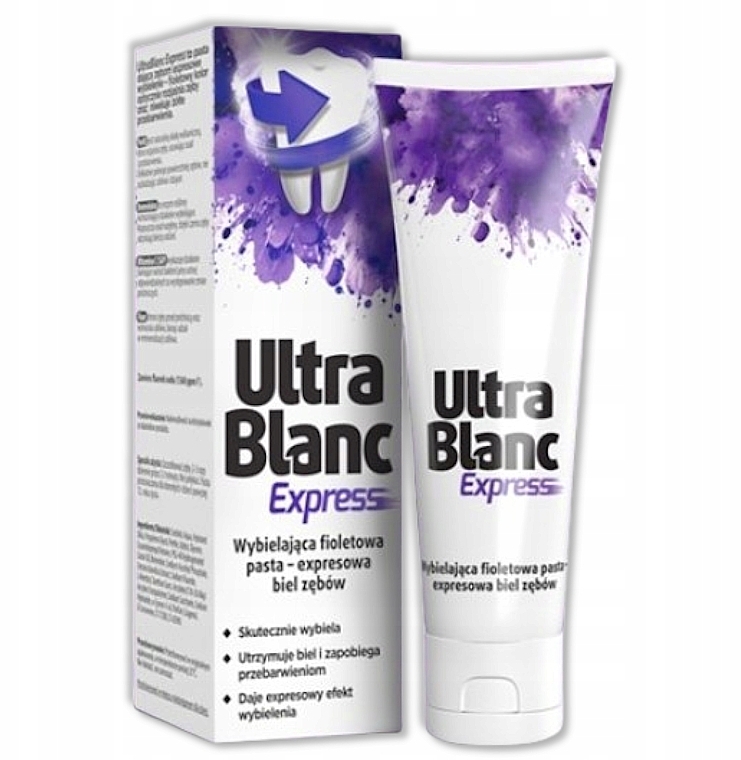 Зубная паста - Aflofarm UltraBlanc ExpressToothpaste  — фото N1