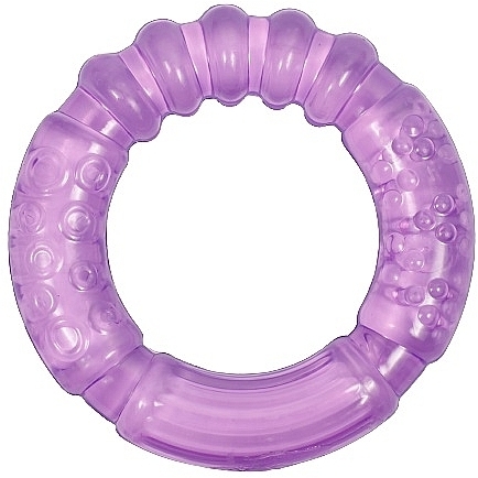 Прорізувач для зубів латексний з водою LI 304, фіолетовий - Lindo — фото N1