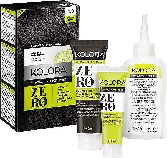 Крем-фарба для волосся без аміаку - Aroma Kolora Zero No-ammonia Hair Color — фото N2