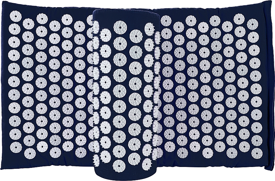 Набір "Аплікатор Кузнєцова" Eko-Max 10-20574, килимок + валик + чохол, синій - Universal — фото N1