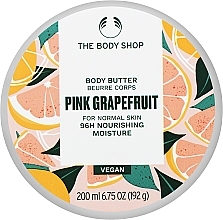 Масло для тіла "Рожевий грейпфрут" - The Body Shop Pink Grapefruit 96H Nourishing Moisture Body Butter — фото N2
