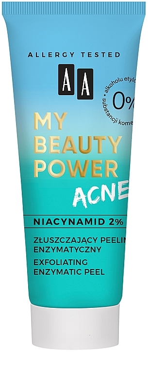 Отшелушивающий энзимный пилинг - AA My Beauty Power Acne — фото N2