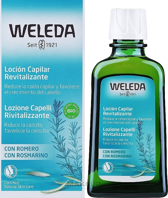 УЦЕНКА Тоник-стимулятор при потере волос с экстрактом розмарина - Weleda Revitalising Hair Tonic With Rosemary * — фото N3