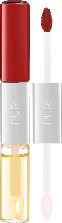 Помада для губ 4в1 - Pur 4-in-1 Lip Duo Dual-Ended Matte Lipstick & Lip Oil