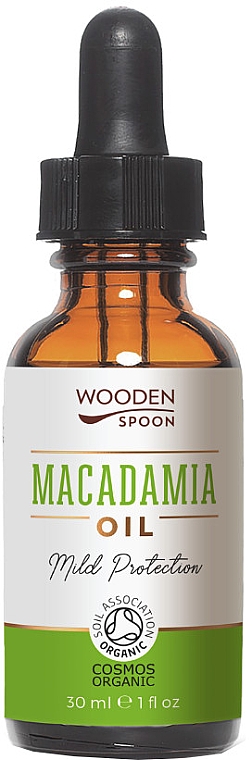Масло макадамии - Wooden Spoon Macadamia Oil — фото N1