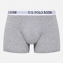 Трусики-шорти, grey melange - U.S. Polo Assn. — фото N1