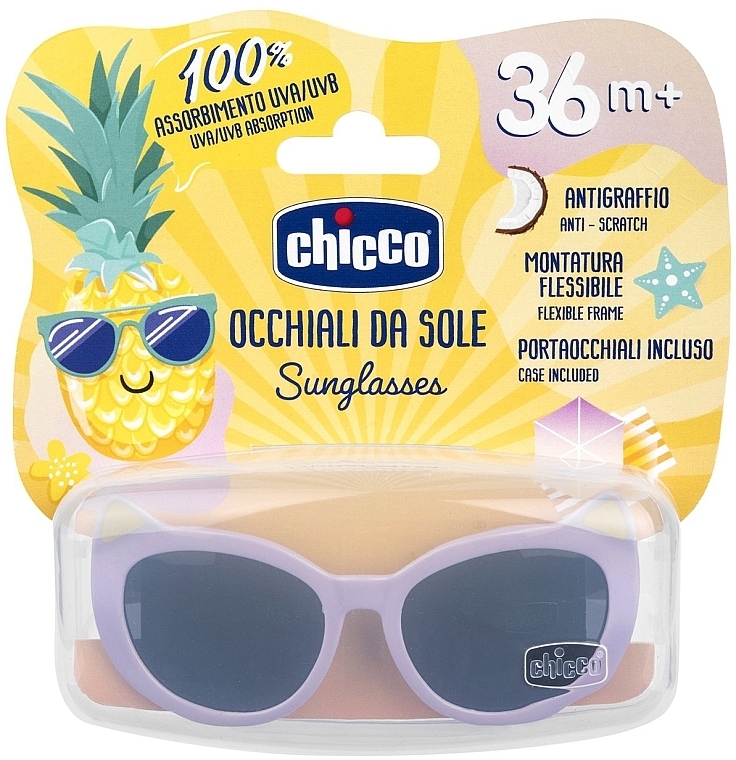 Очки солнцезащитные для девочек, от 3 лет - Chicco — фото N1