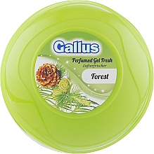 Гелевый освежитель воздуха "Лес" - Gallus Perfumed Gel Fresh Forest — фото N1