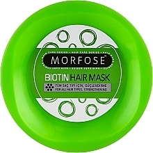 Парфумерія, косметика Зміцнювальна маска для волосся - Morfose Biotin Mask