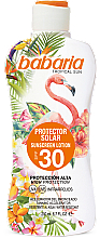 Духи, Парфюмерия, косметика Лосьон для тела, солнцезащитный - Babaria Tropical Sun SPF30 Sunscreen Lotion With Aloe Vera