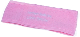 Повязка на голову, розовая - Lash Brow — фото N1