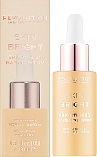 Сыворотка для макияжа - Makeup Revolution Skin Bright Brightening Makeup Serum — фото N2