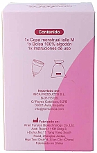 Менструальная чаша средняя, розовая - Inca Farma Menstrual Cup Medium — фото N3