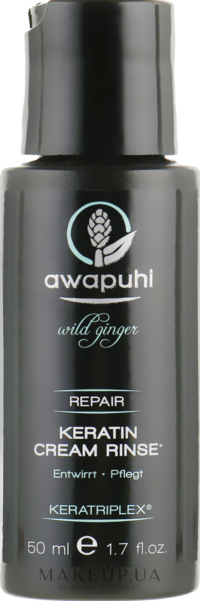 Восстанавливающий кондиционер с кератином - Paul Mitchell Awapuhi Wild Ginger Keratin Cream Rinse (мини) — фото 50ml