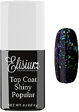 Верхнє покриття для гель-лаку - Elisium Top Coat Shiny Popular — фото N1