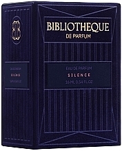 Bibliotheque de Parfum Silence - Духи (мини) — фото N2