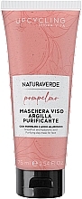 Духи, Парфюмерия, косметика Маска для лица - Naturaverde Grapefruit Purifyng Glay Face Mask