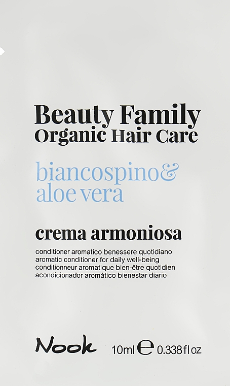 Кондиціонер для щоденного застосування - Nook Beauty Family Organic Hair Care (пробник) — фото N1