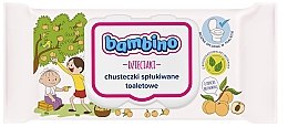 Парфумерія, косметика Дитячі серветки з ароматом персика - Bambino Wipes