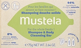 Твердий шампунь для волосся й тіла - Mustela Famille Shampoo & Body Cleansing Bar — фото N1