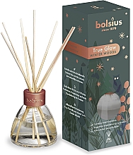 Парфумерія, косметика Аромадифузор "Зимовий ліс" - Bolsius Fragrance Diffuser True Glow Winter Woods