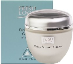 Духи, Парфюмерия, косметика Ночной питательный крем - Fresh Look Rich Night Cream (пробник)