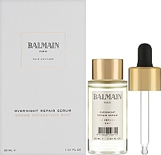 Сыворотка для восстановления волос - Balmain Paris Hair Couture Overnight Repair Serum — фото N2