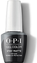 Духи, Парфюмерия, косметика УЦЕНКА Матовое топовое покрытие для ногтей - OPI. Gel Color Stay Matte Top Coat *