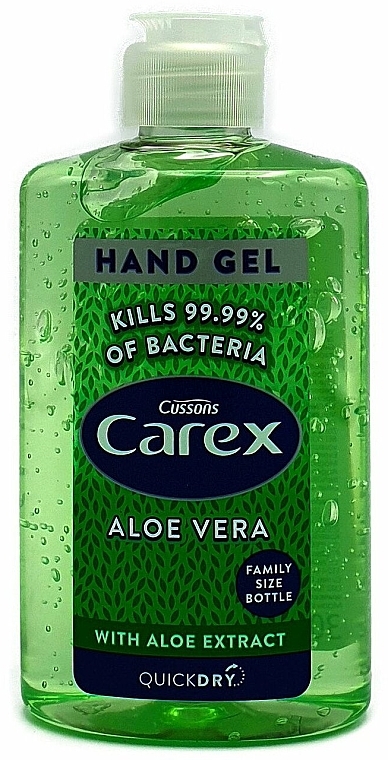 Гель для рук антибактериальный - Carex Aloe Vera Hand Gel — фото N2