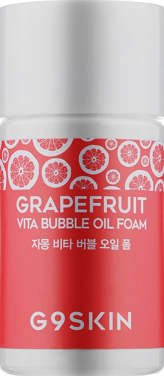 Гідрофільна олія з екстрактом грейпрута - G9Skin Grapefruit Vita Bubble Oil Foam (міні) — фото N1