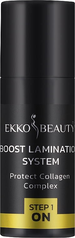 Бустер для ламинирования бровей и ресниц, шаг 1 - Ekko Beauty Protect Collagen Complex Step 1 ON Boost Lamination System — фото N1