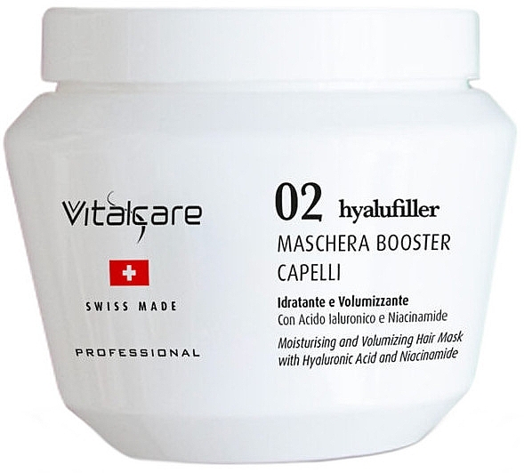 Маска-бустер для волос - Vitalcare Professional Hyalufiller Made In Swiss Mask Booster — фото N1