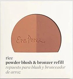 Рум'яна-бронзатор для обличчя  - Ere Perez Rice Powder Blush & Bronzer Refill — фото N1