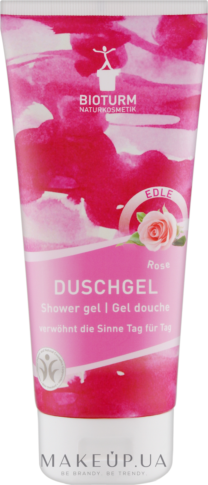 Гель для душу "Троянда" - Bioturm Rose Shower Gel No.72 — фото 200ml