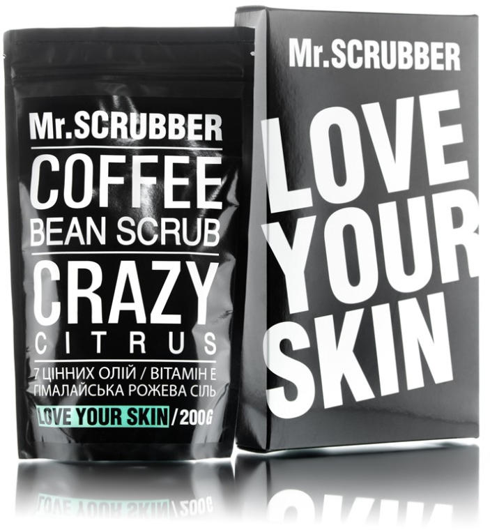 Кавовий скраб для тіла - Mr.Scrubber Crazy Citrus Scrub — фото N1