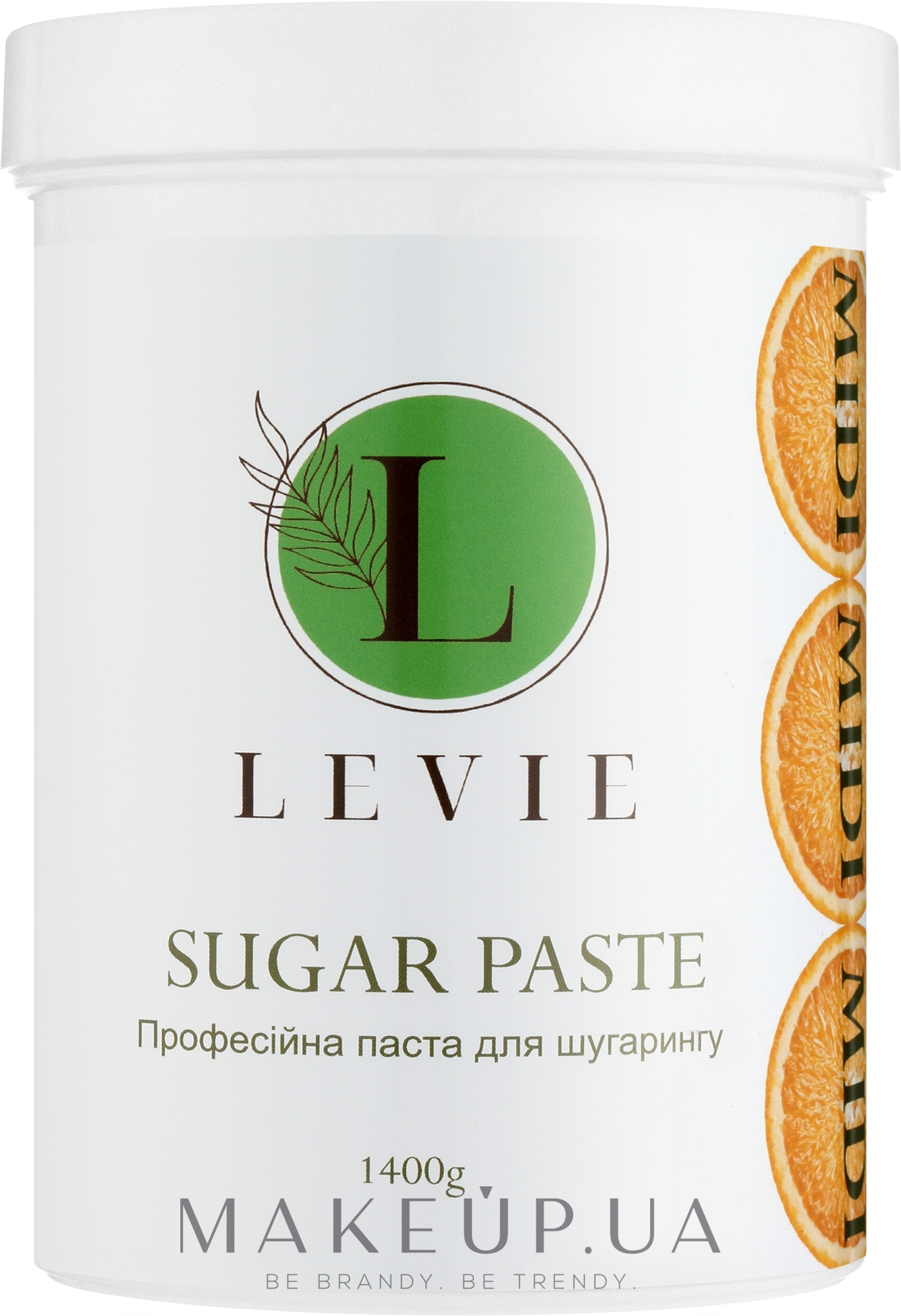 Сахарная паста для шугаринга "Midi-Апельсин" - Levie — фото 1400g