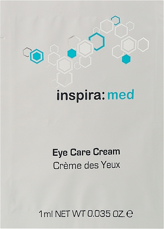 Антивіковий крем для обличчя навколо очей - Inspira:cosmetics Med Eye Care Cream (пробник) — фото N1